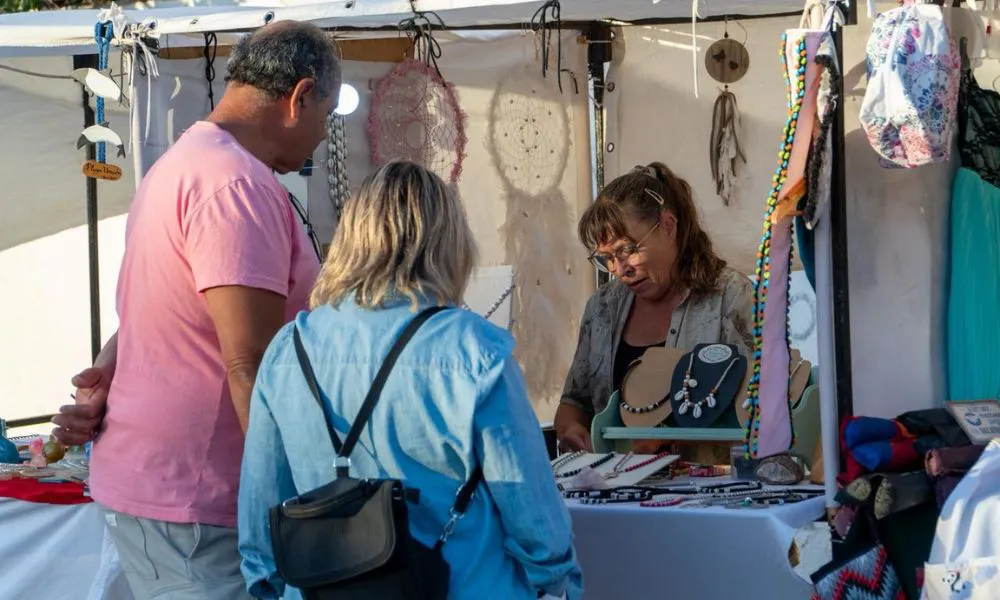 Feria en Playa Unión