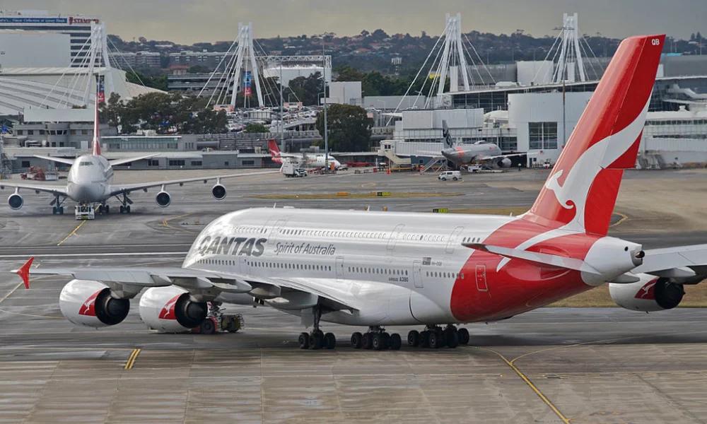 avión de Qantas Airways