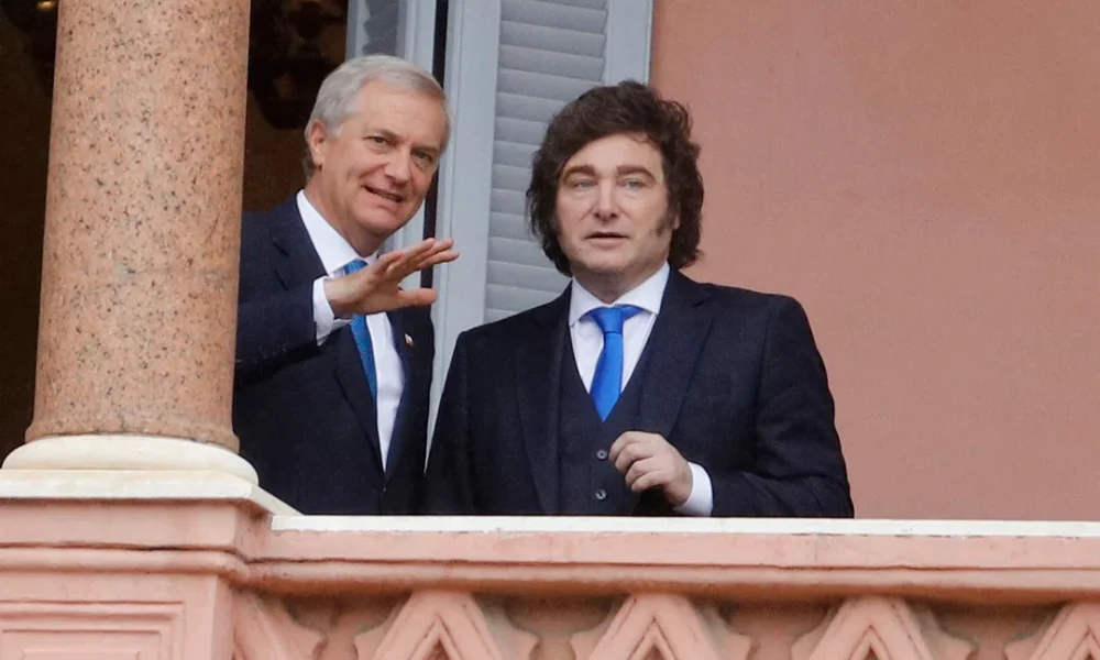 Milei y Kast en Casa Rosada