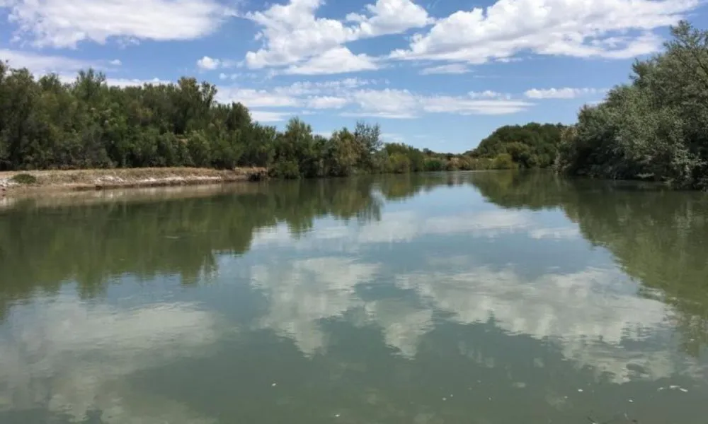 Río Chubut foto Maxi Jonas Cenpat Conicet