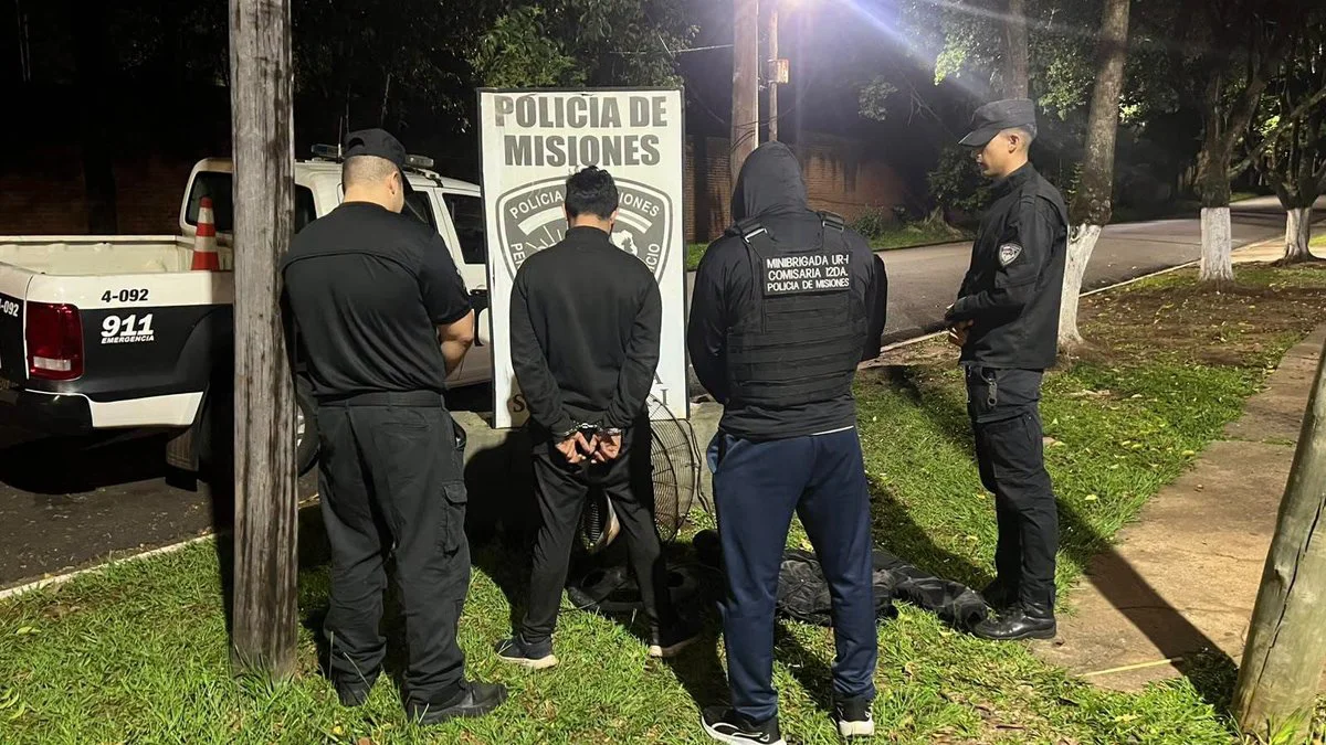 Capturaron a un ladron seguido en tiempo real por las cámaras