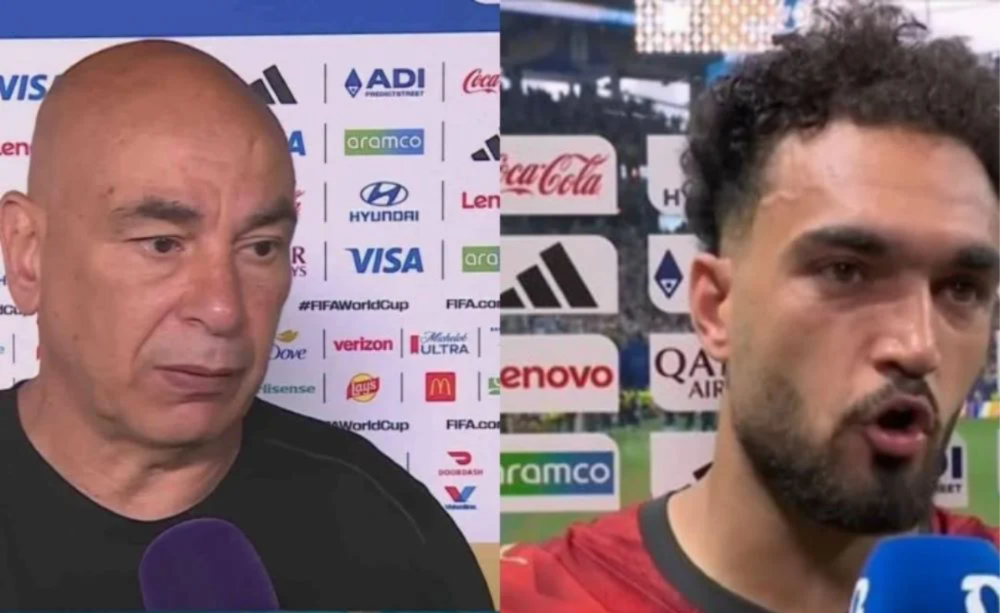 Hossam Hassan y el delantero Mostafa Ziko cuestionaron cada decisión del juez francés.
