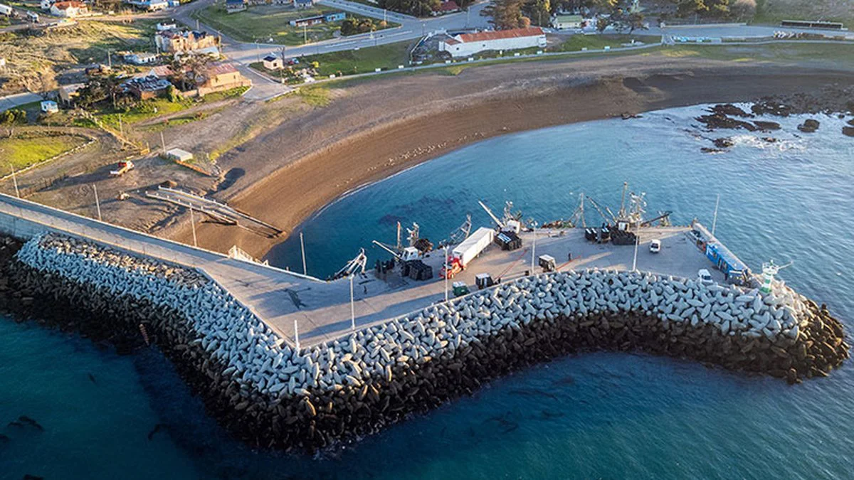 El puerto de Camarones FOTO Revista Puerto