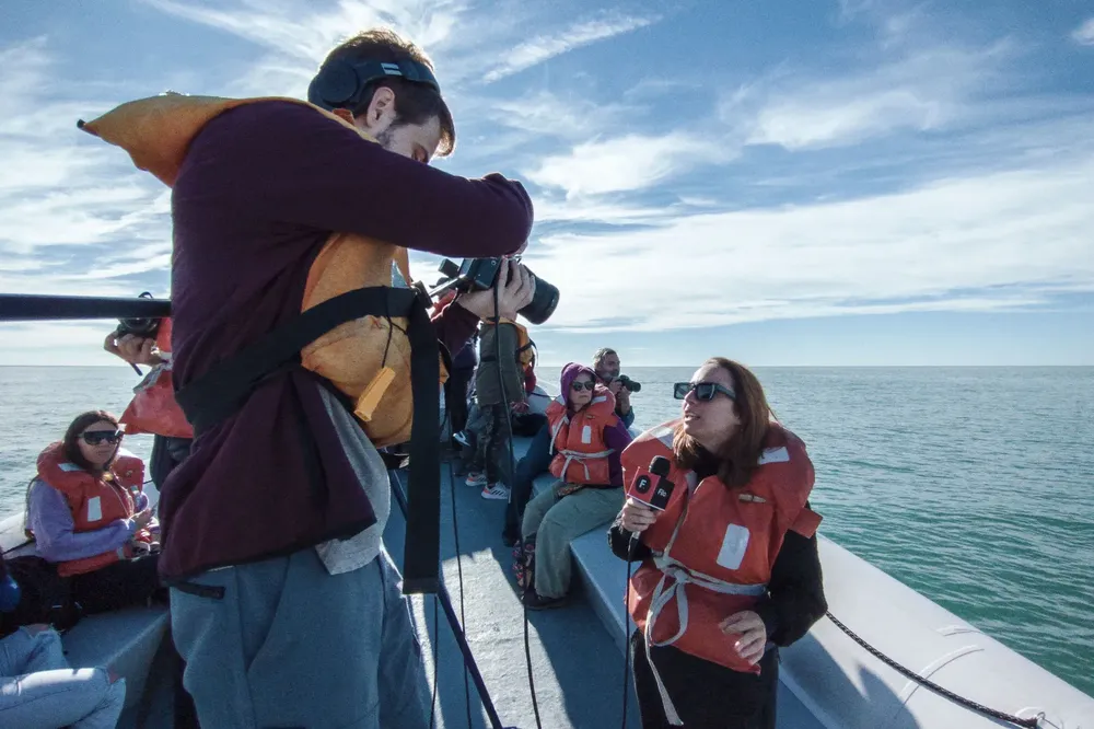 Medios de comunicación e influencers visitaron Rawson
