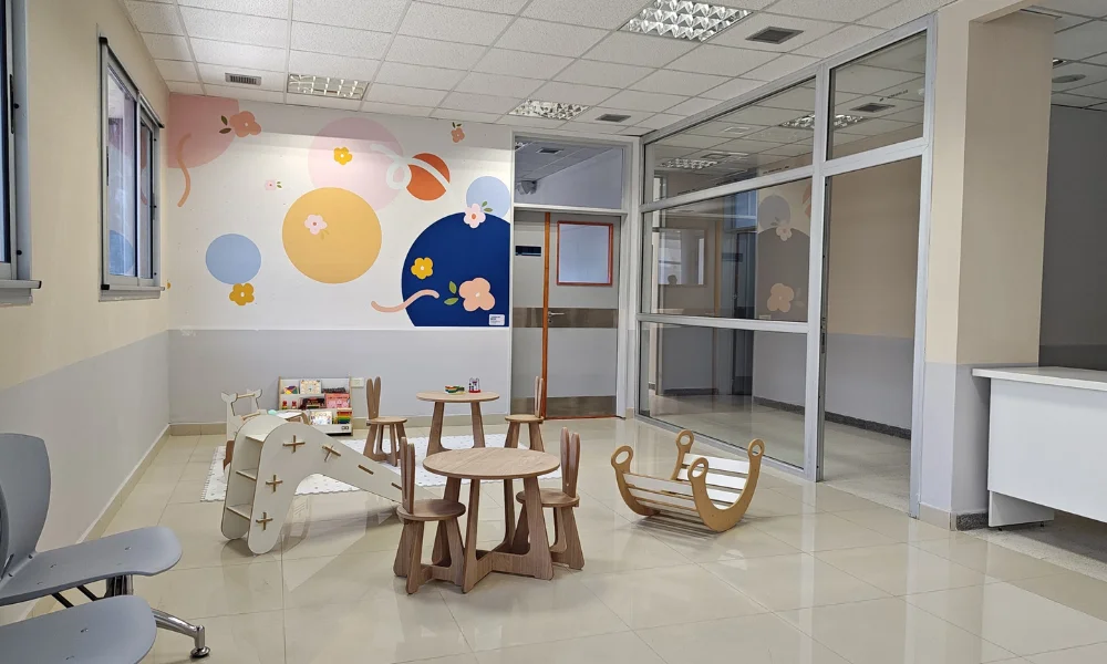 Sala de pediatría del nuevo hospital María Humphreys