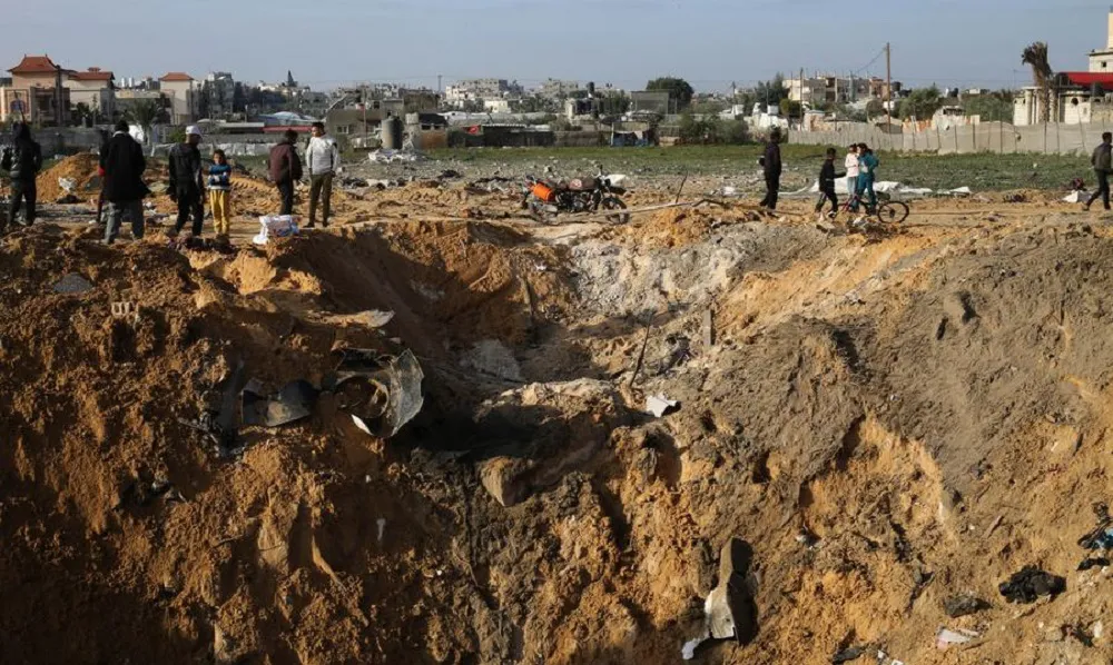 ATAQUES EN GAZA Foto: Xinhua News Agency