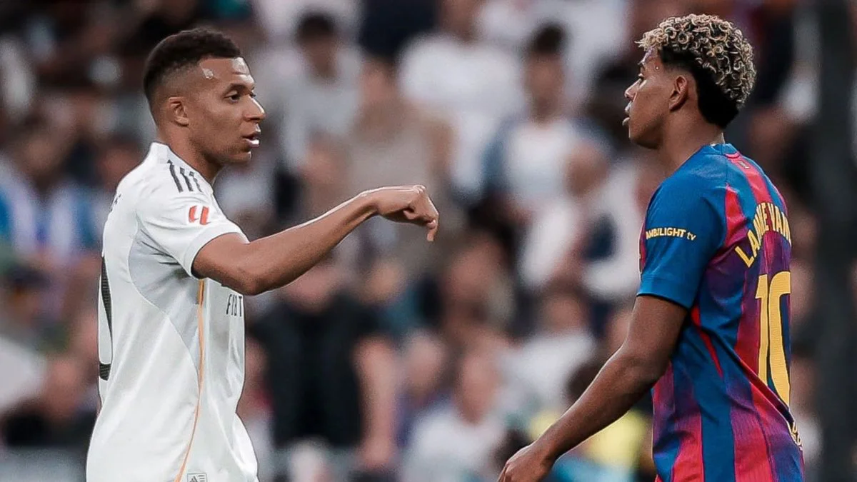 Kylian Mbappé y Lamine Yamal.