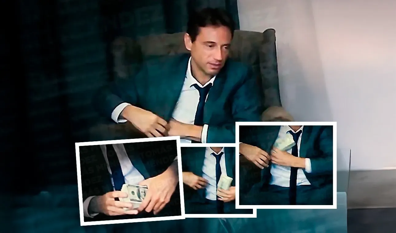 Moretti, videos y audios que lo muestran recibiendo dinero para fichar a un juvenil. Se reveló que pagó un vuelo chárter para la barra.