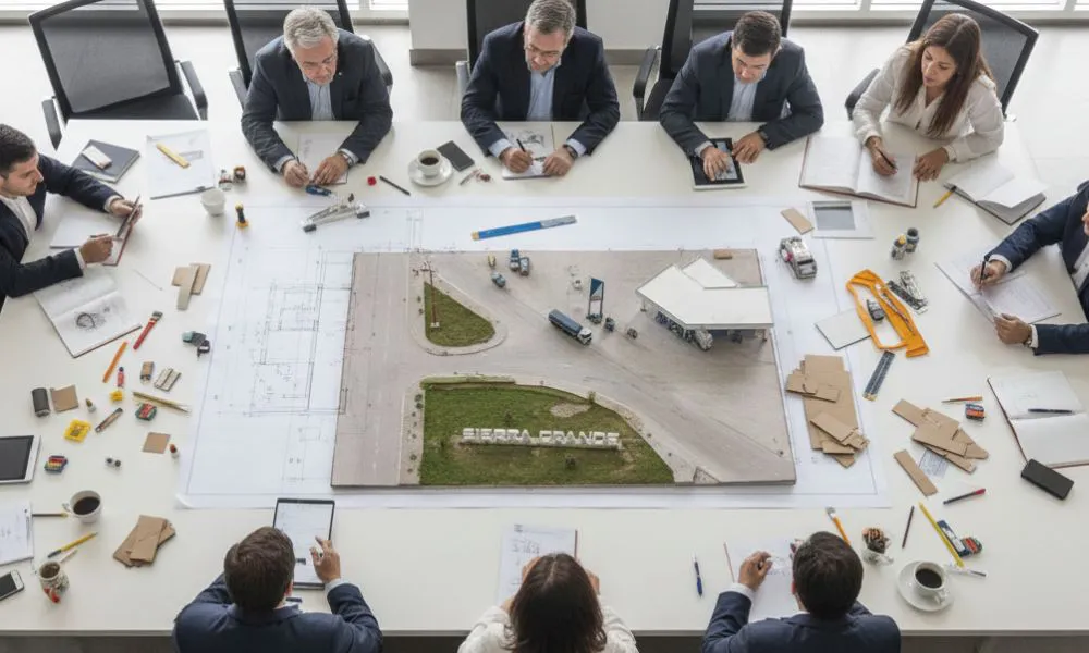 Reunión en Sierra Grande proyecto imagen ilustrativa generada por LA17