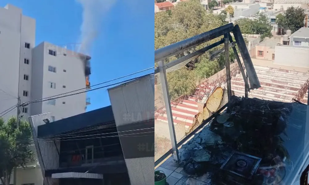Incendio en departamento de Madryn