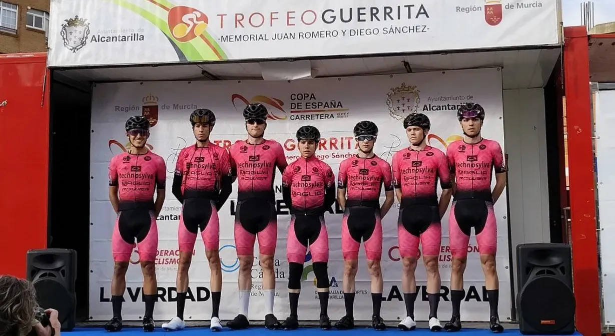 Fabrizio Crozzolo Technosylva Maglia Rower Bembibre Cycling Team