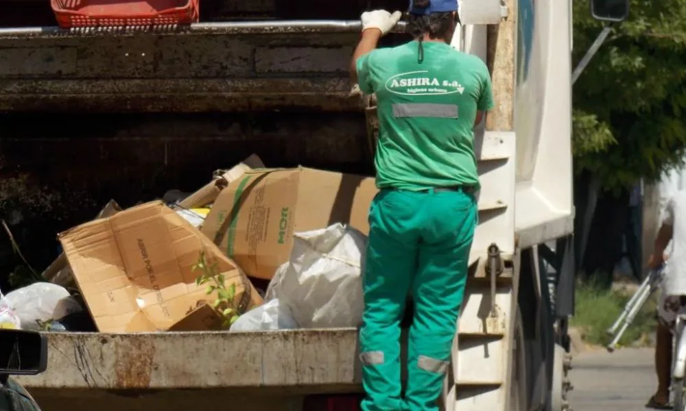 Recolección de residuos en Trelew