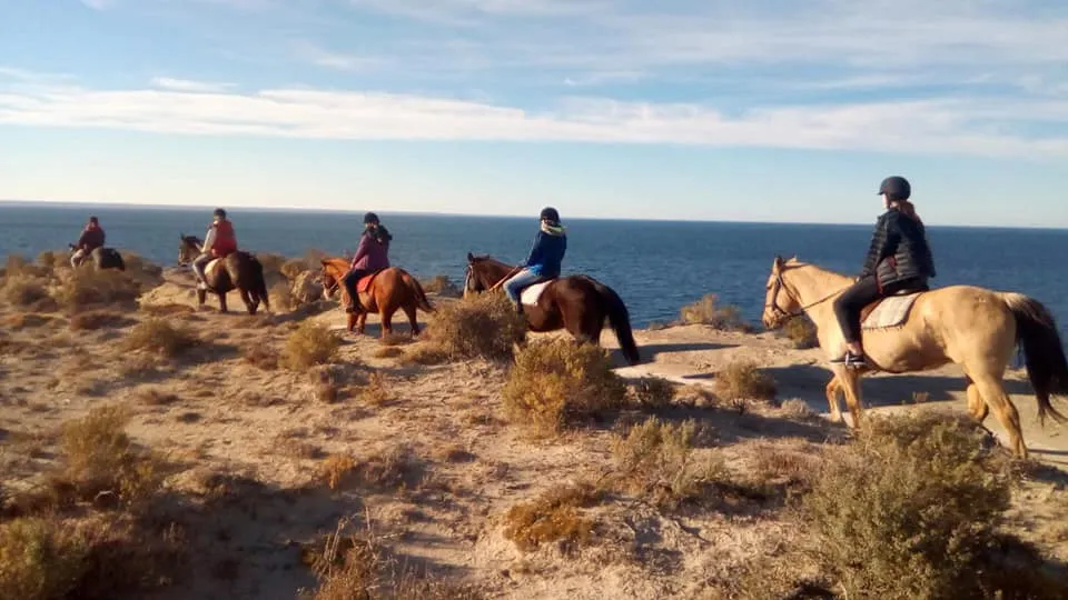 Cabalgata por la costa de Puerto Madryn