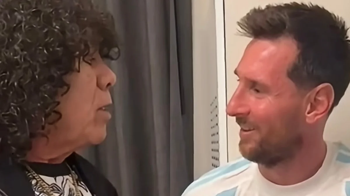 La Mona y Messi-2