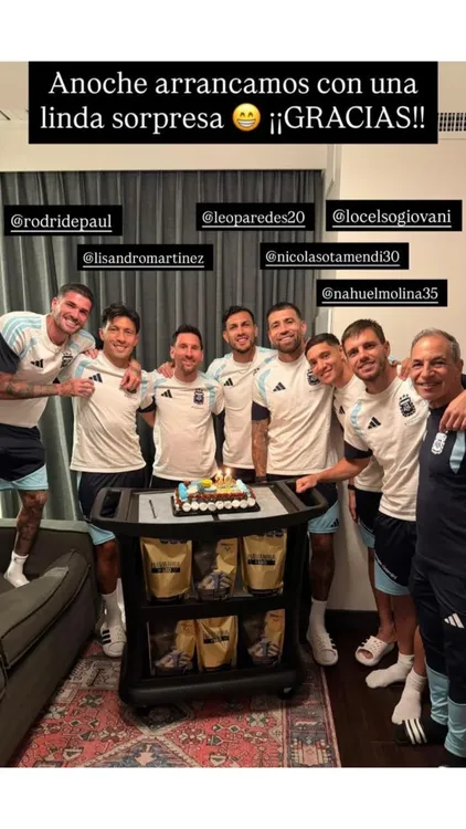 Torta comodorense para Messi