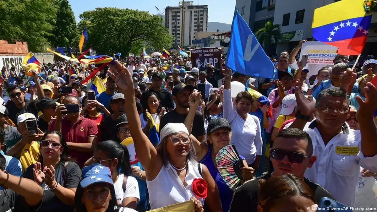 Manifestación en Venezuela