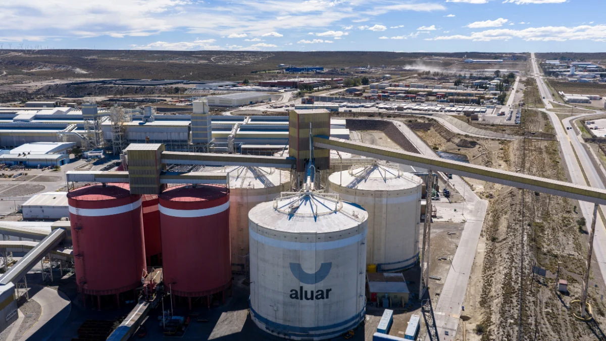 Planta Aluar aérea