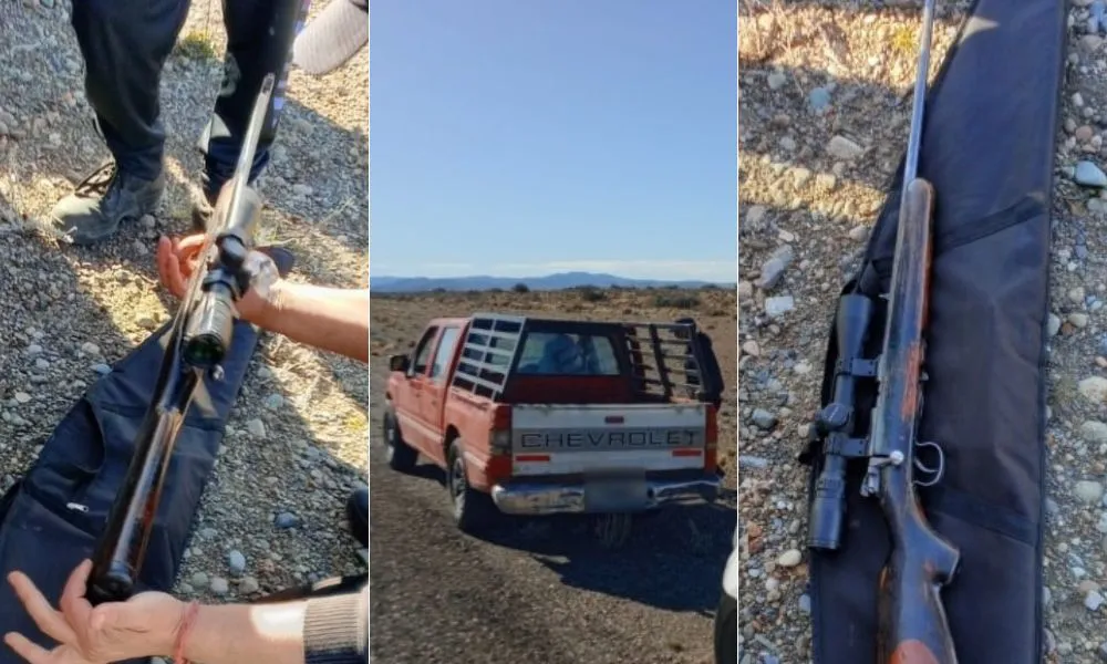 Interceptaron una camioneta en la Ruta 40 y hallaron una carabina sin papeles