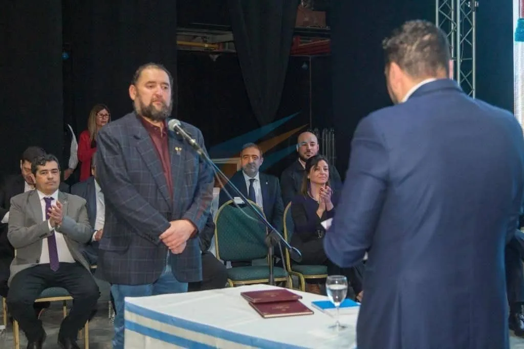 Asunción de Barrientos como Secretario de Gobierno de Ushuaia