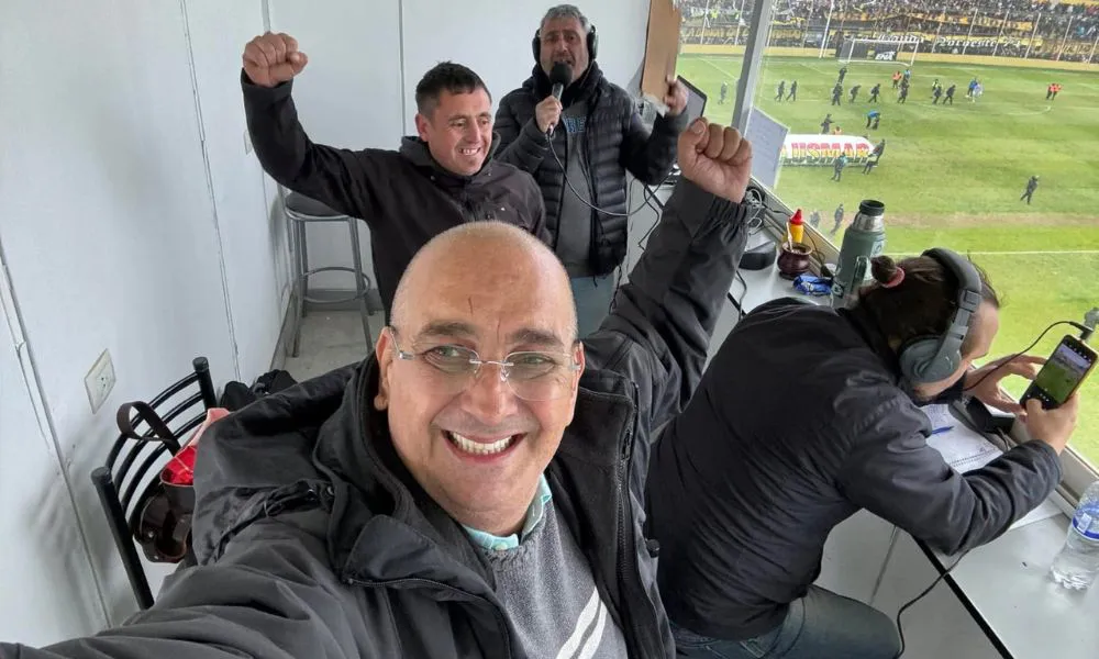 Edgardo Mattei trabajando