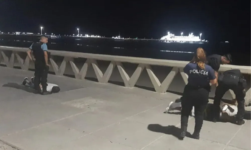 Detenidos en la rambla