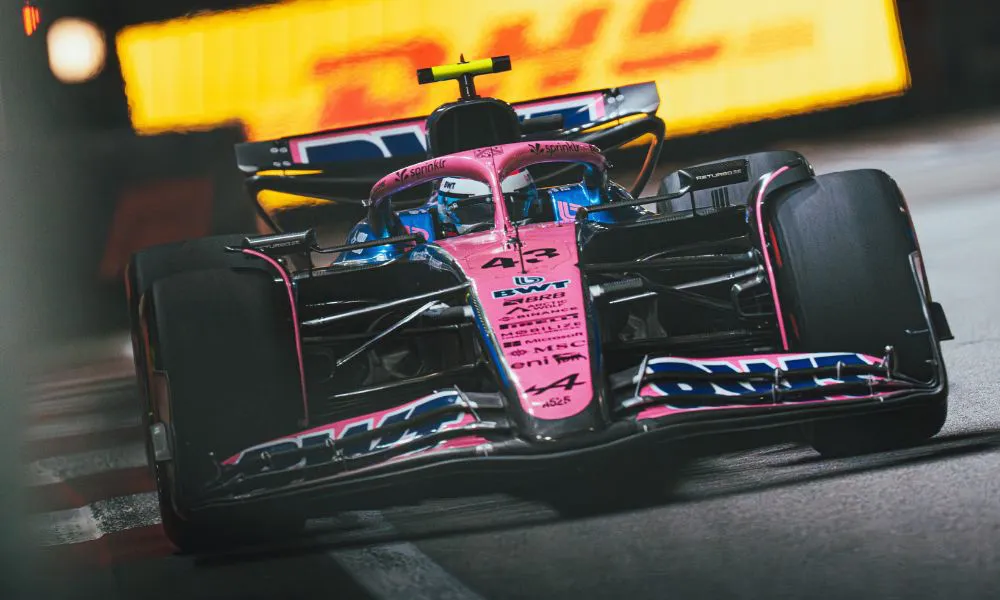 Franco Colapinto en Singapur. Foto: @AlpineF1Team