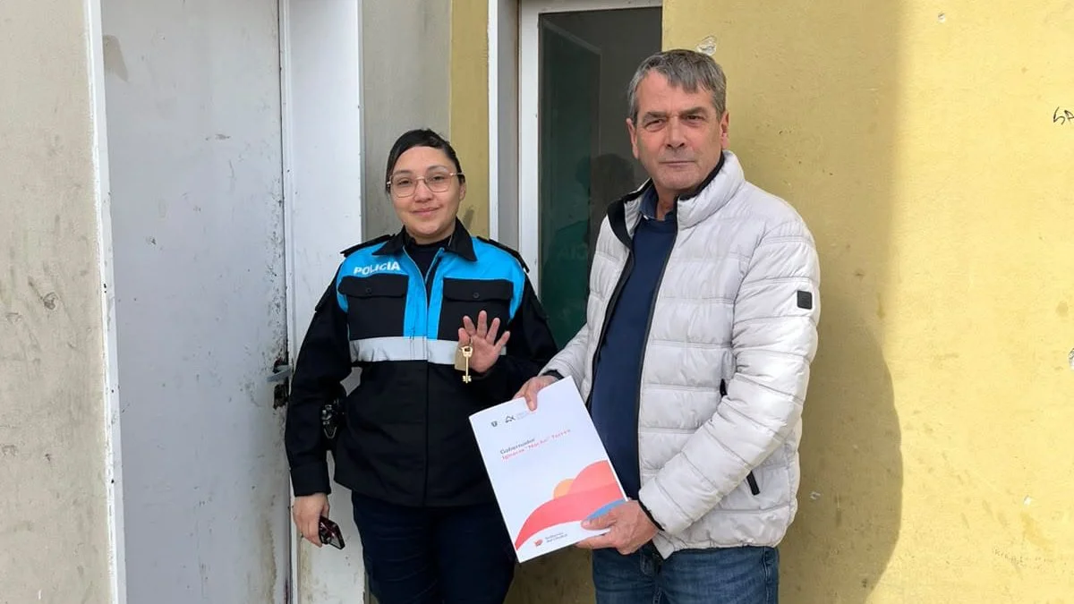 Entrega de vivienda en Comodoro
