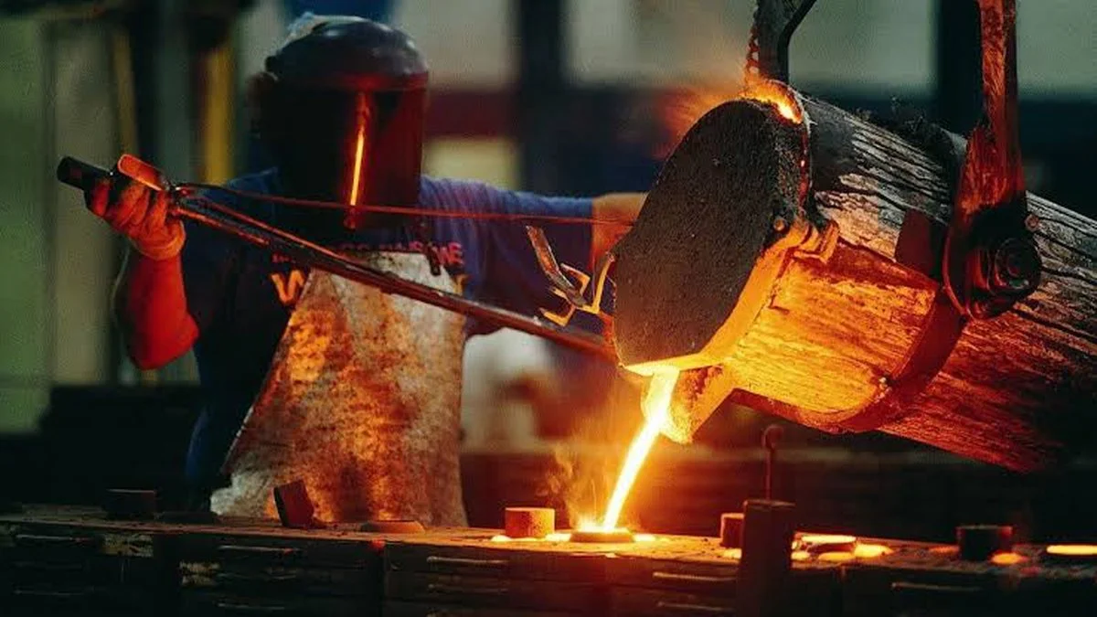 Industria metalúrgica de la fundición. Foto Ámbito
