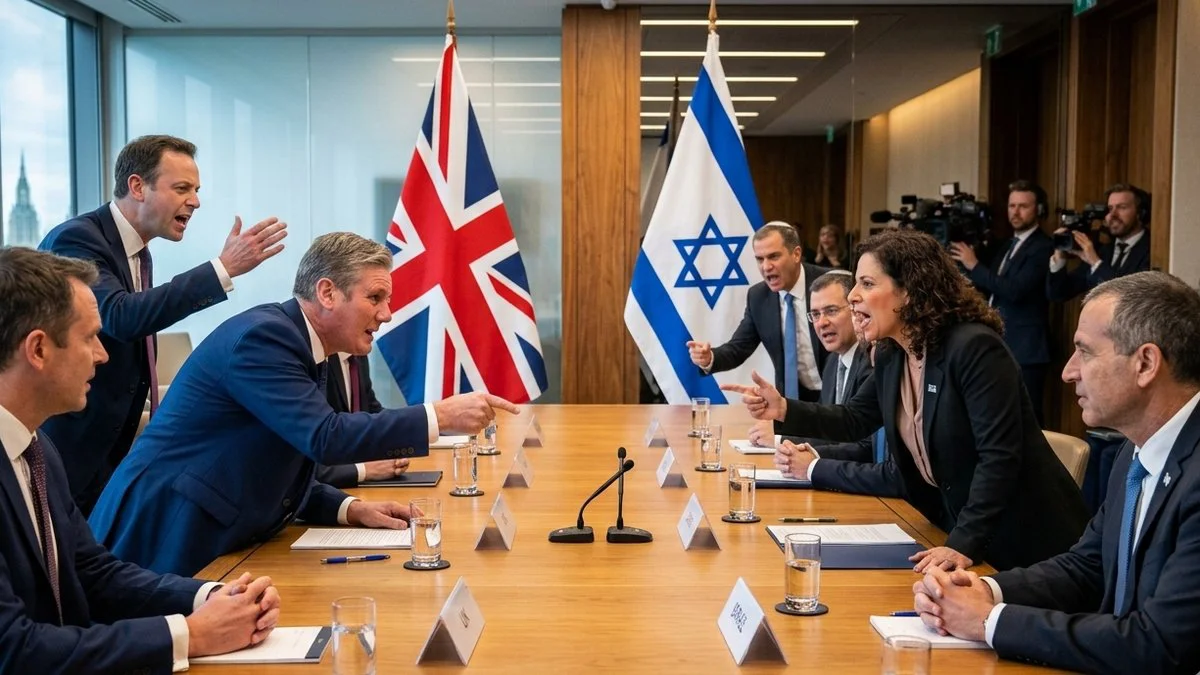 Reino Unido Israel (Imagen ilustrativa generada con IA)