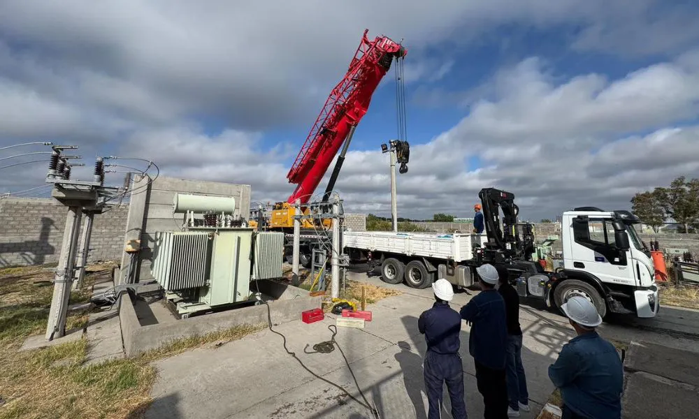 Amplían la capacidad eléctrica en Rawson y el VIRCh