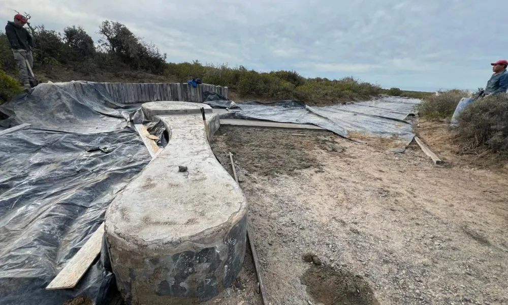 Obras en Punta Tombo