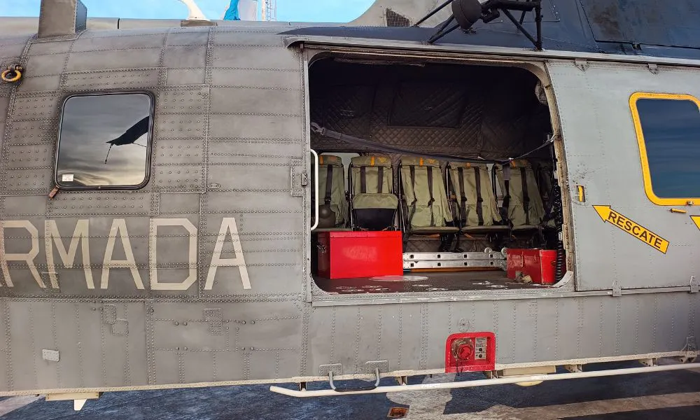 Irizar helicóptero de la armada