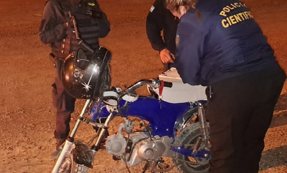 Moto robada en Puerto Madryn