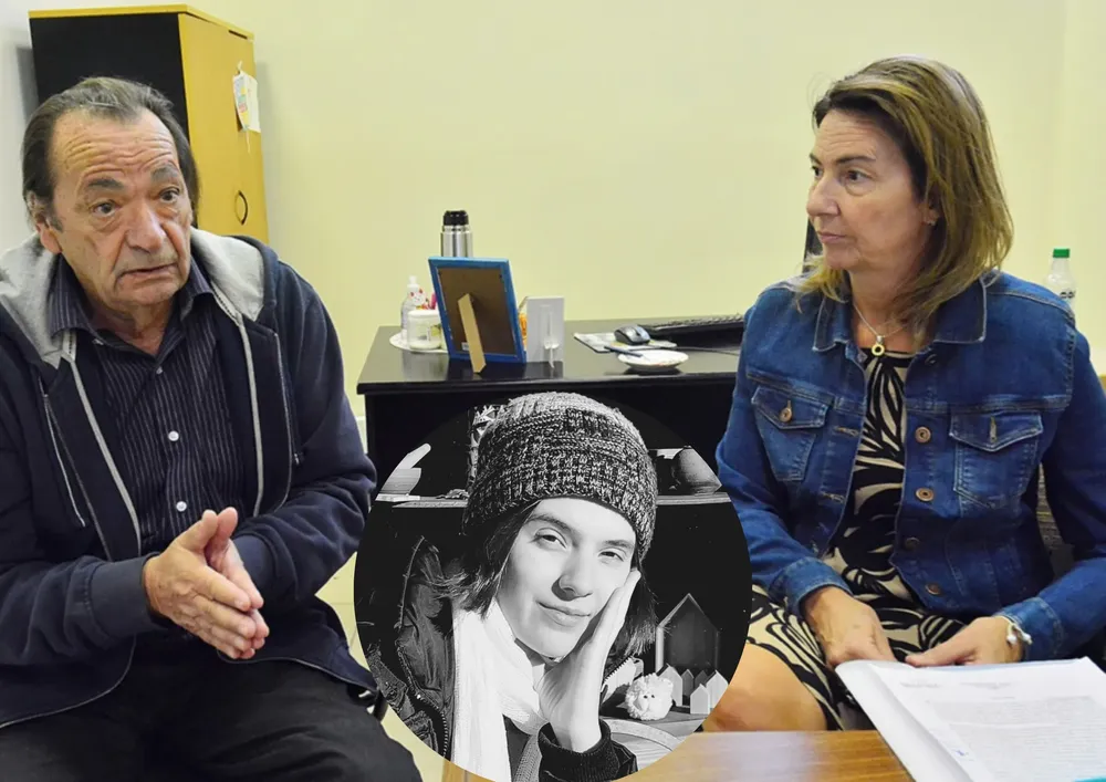 Luis L贸pez Salaberry y Laura Velasco (mam谩 de Nadina)