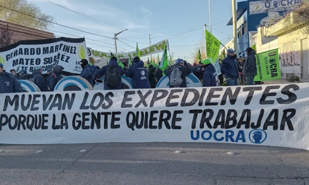 Movilización de UOCRA