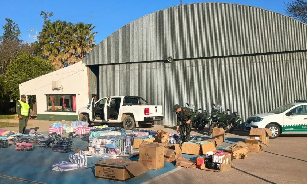 Gendarmería decomisó mercadería de contrabando valuada en más de $20 millones en diferentes operativos