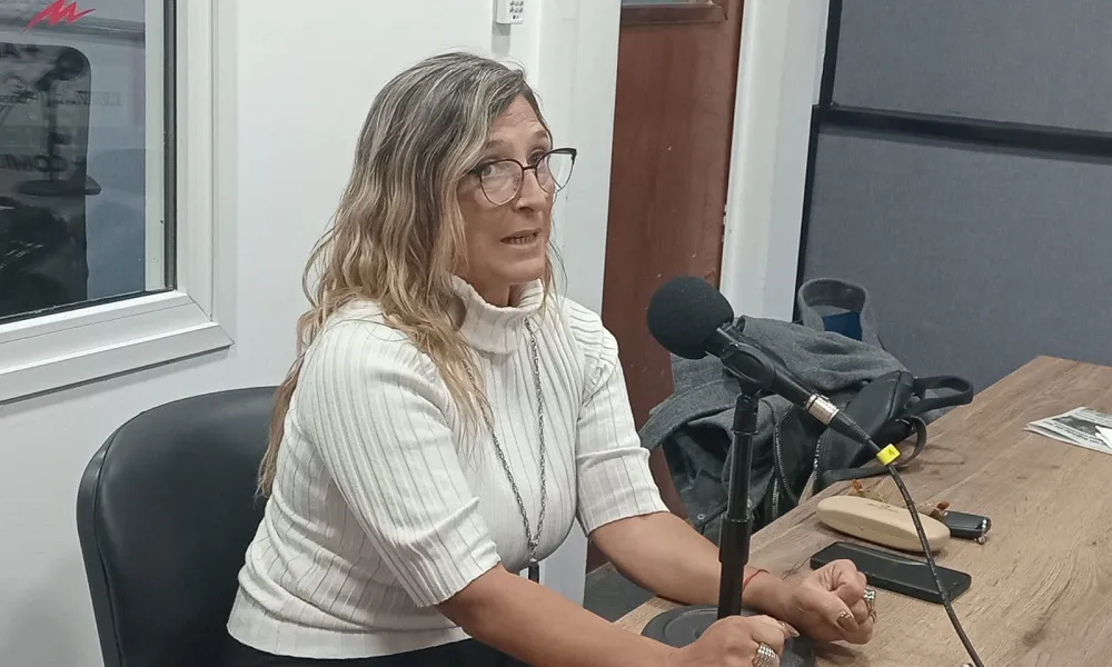 Andrea Garachico en los estudios de #LA17