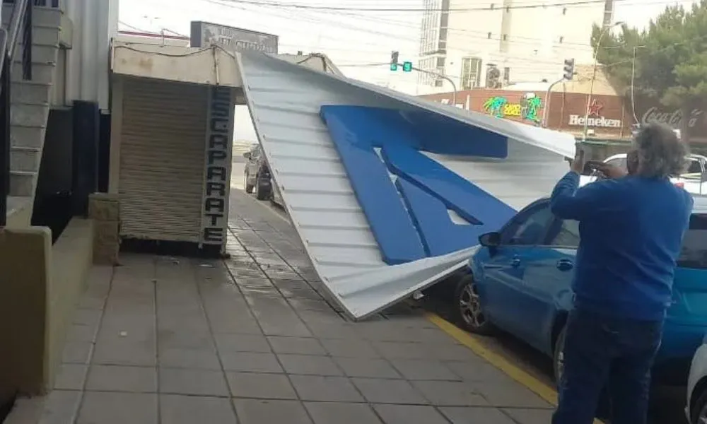 Alerta roja por vientos en Comodoro Rivadavia