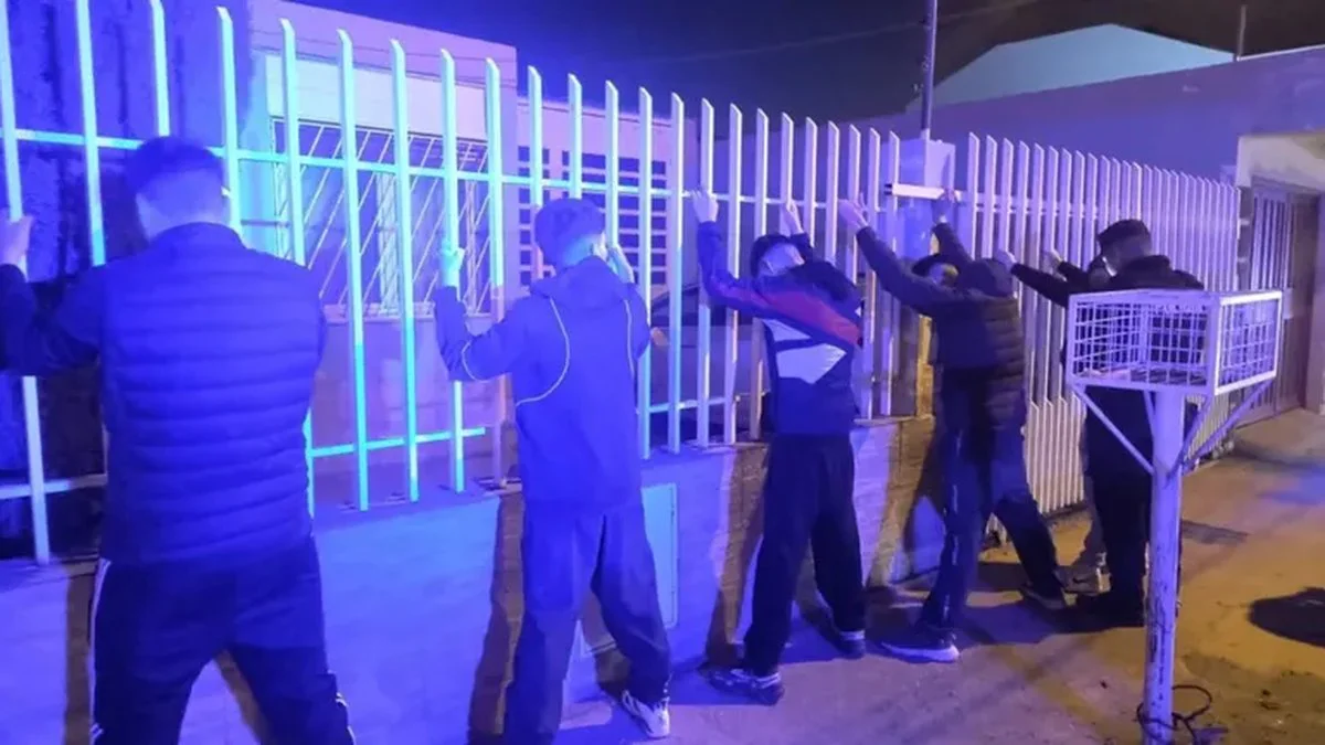 Jóvenes detenidos