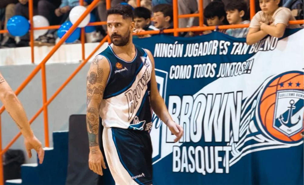 Foto Basquet Guillermo Brown redes sociales.