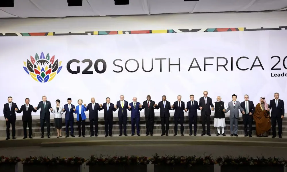 G20. Foto: REUTERS/Yves Herman/Infobae