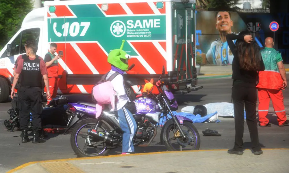 Tragedia vial en Palermo