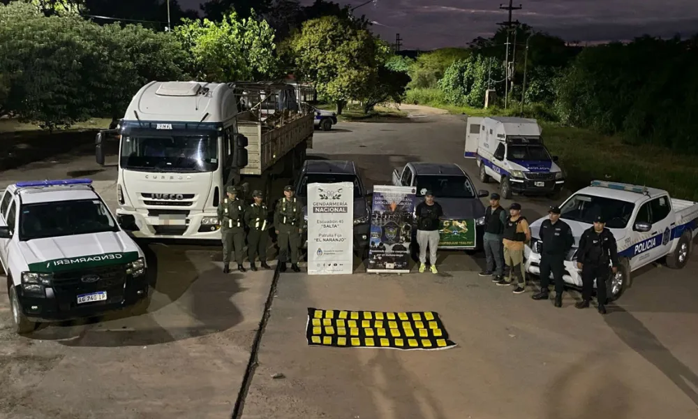 Operativo antidroga de Gendarmería