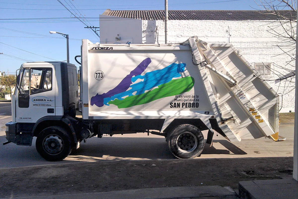 Recoleccion de residuos en Trelew