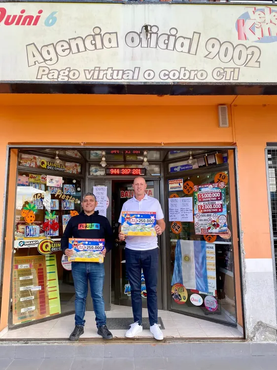 Lotería entregó un premio del Telebingo Chubutense en Sarmiento