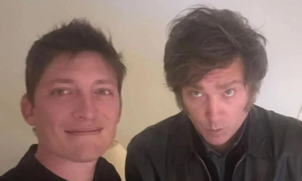 Santiago Caputo y Javier Milei