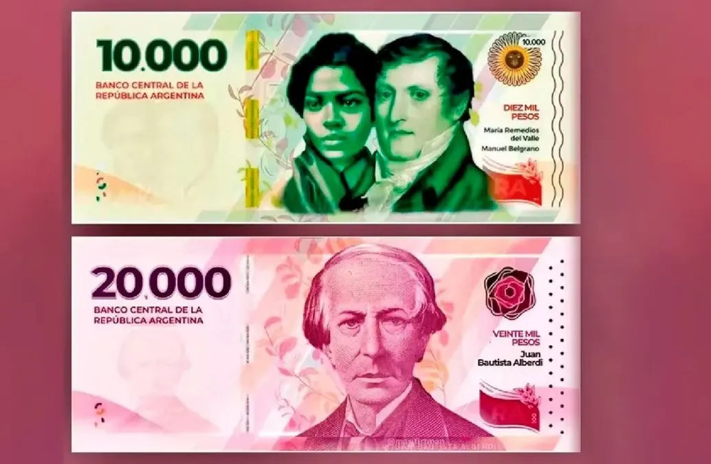 Nuevos billetes que circularán a partir de Junio