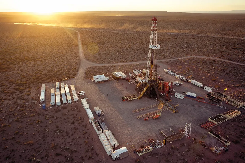 Yacimiento petrolero en Vaca Muerta