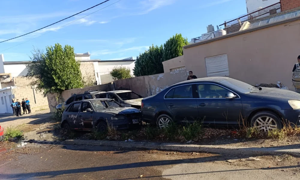 autos incendiados