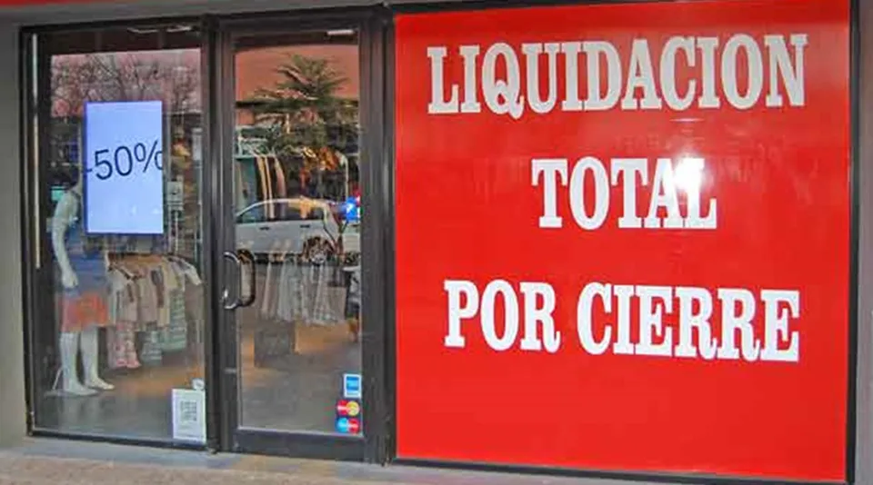 Caída de ventas en los comercios